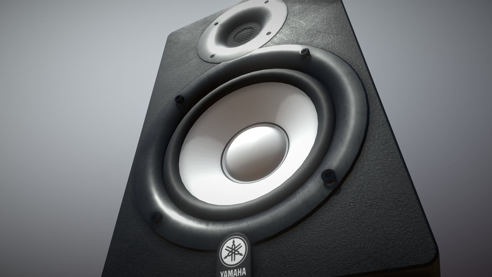 Studio Monitor Speaker 3D model_2