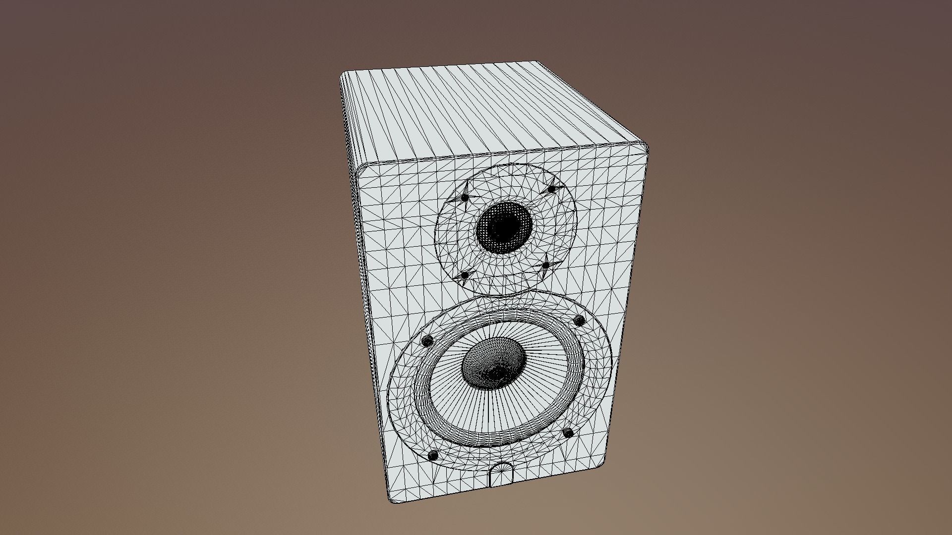 Studio Monitor Speaker 3D model_6