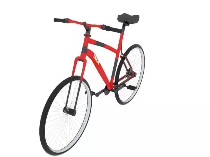 Red Bicycle Free low-poly 3D model