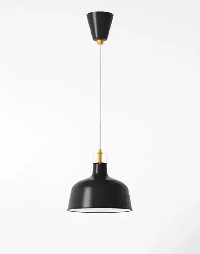 Black metallic lamp