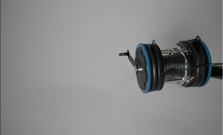 Blue Rod 3D model_1