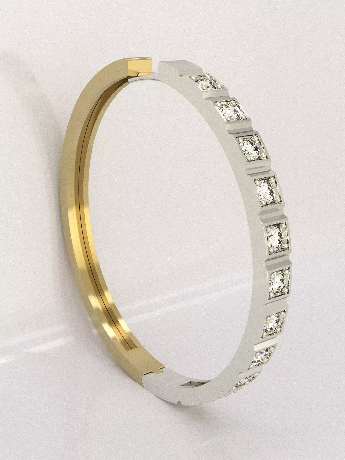 Earrings Ring 3D print model