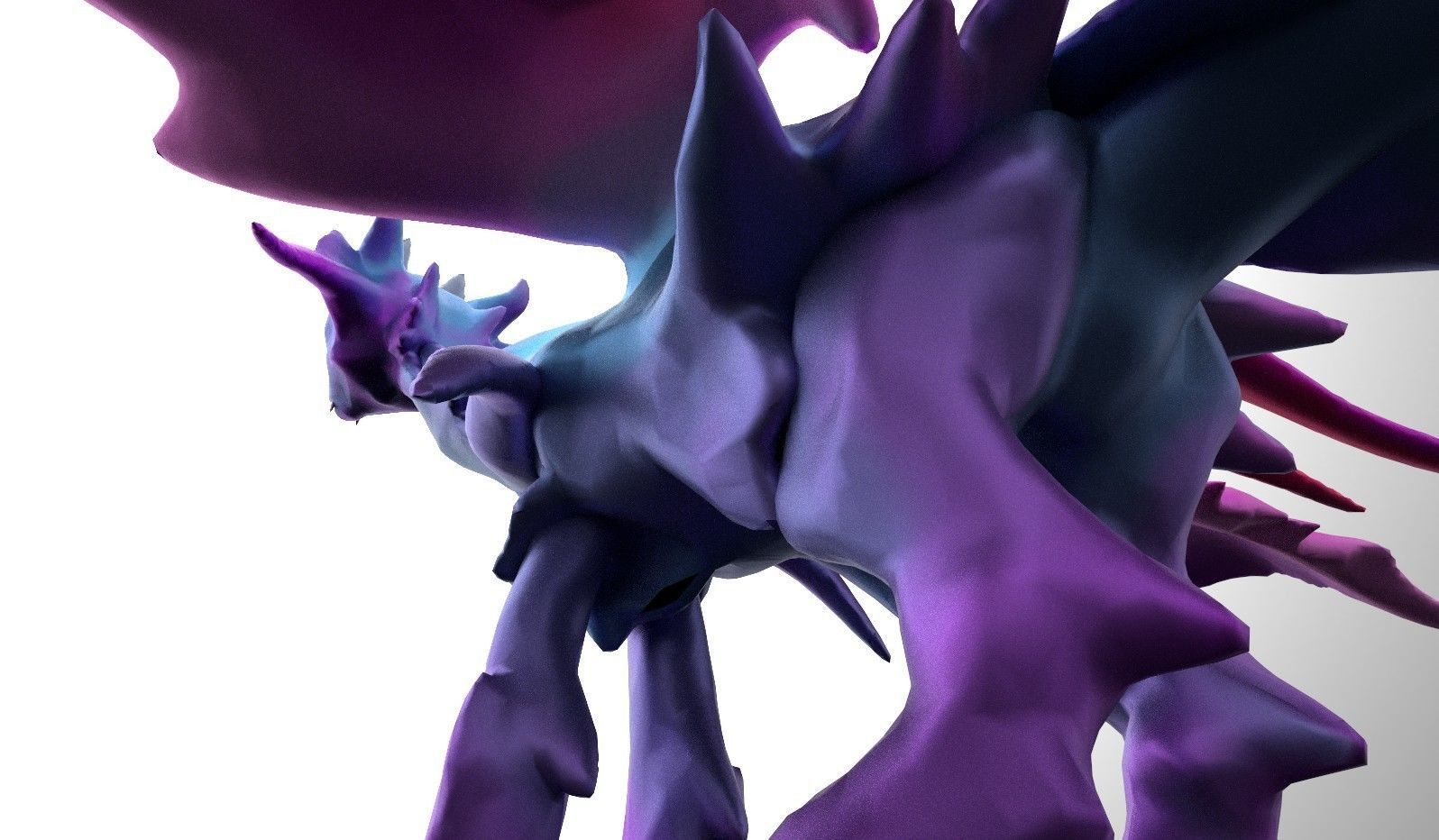 Butterfly Fairy Dragon Model Free low-poly 3D model_11