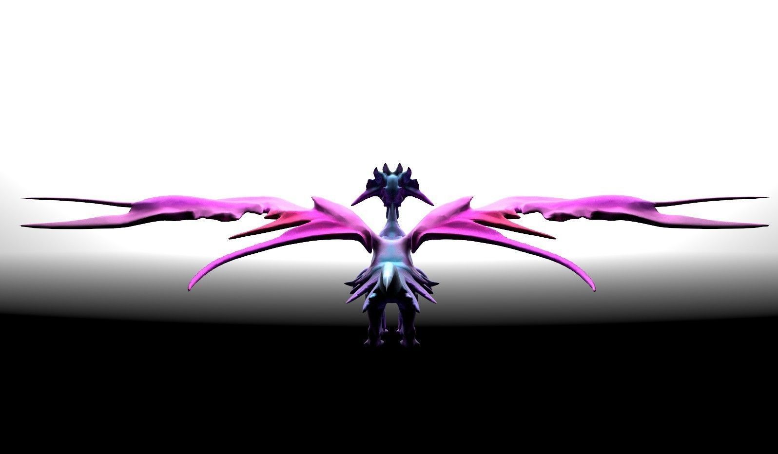 Butterfly Fairy Dragon Model Free low-poly 3D model_15