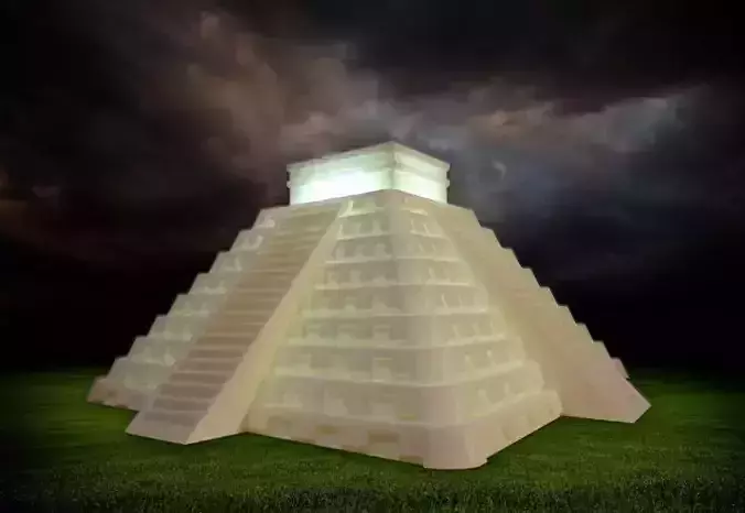 Temple of Kukulkan at Chichen Itza 3D print model