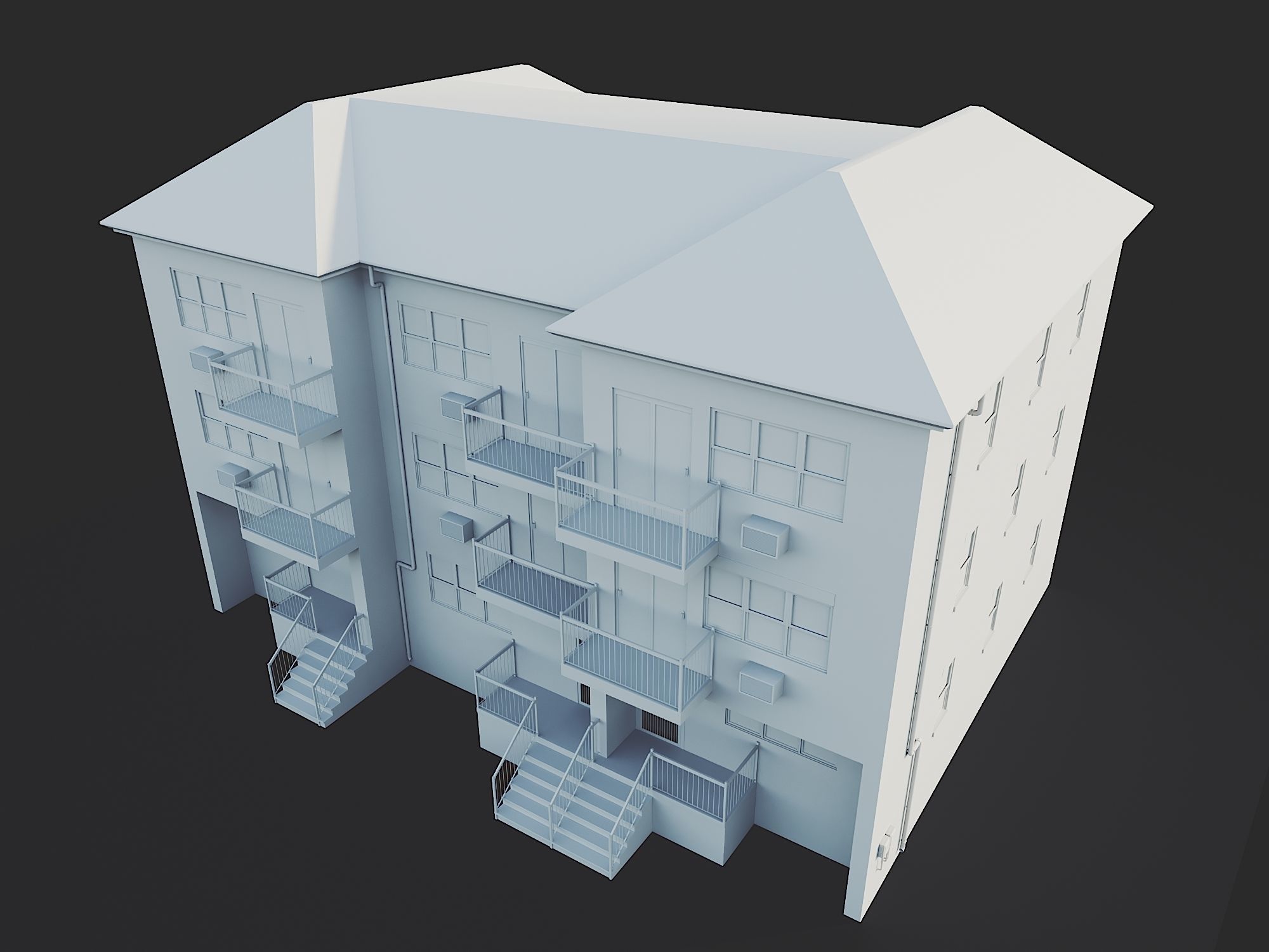 Apartment - House  3D model_1