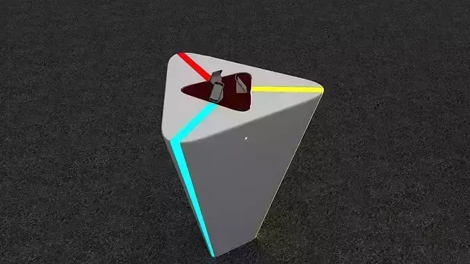 Phone desk stand 3D model