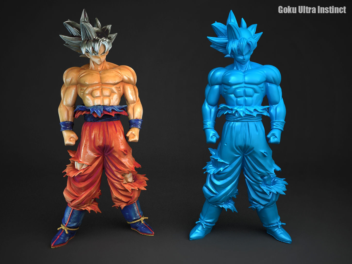 GOKU ULTRA INSTINCT 3D model_9