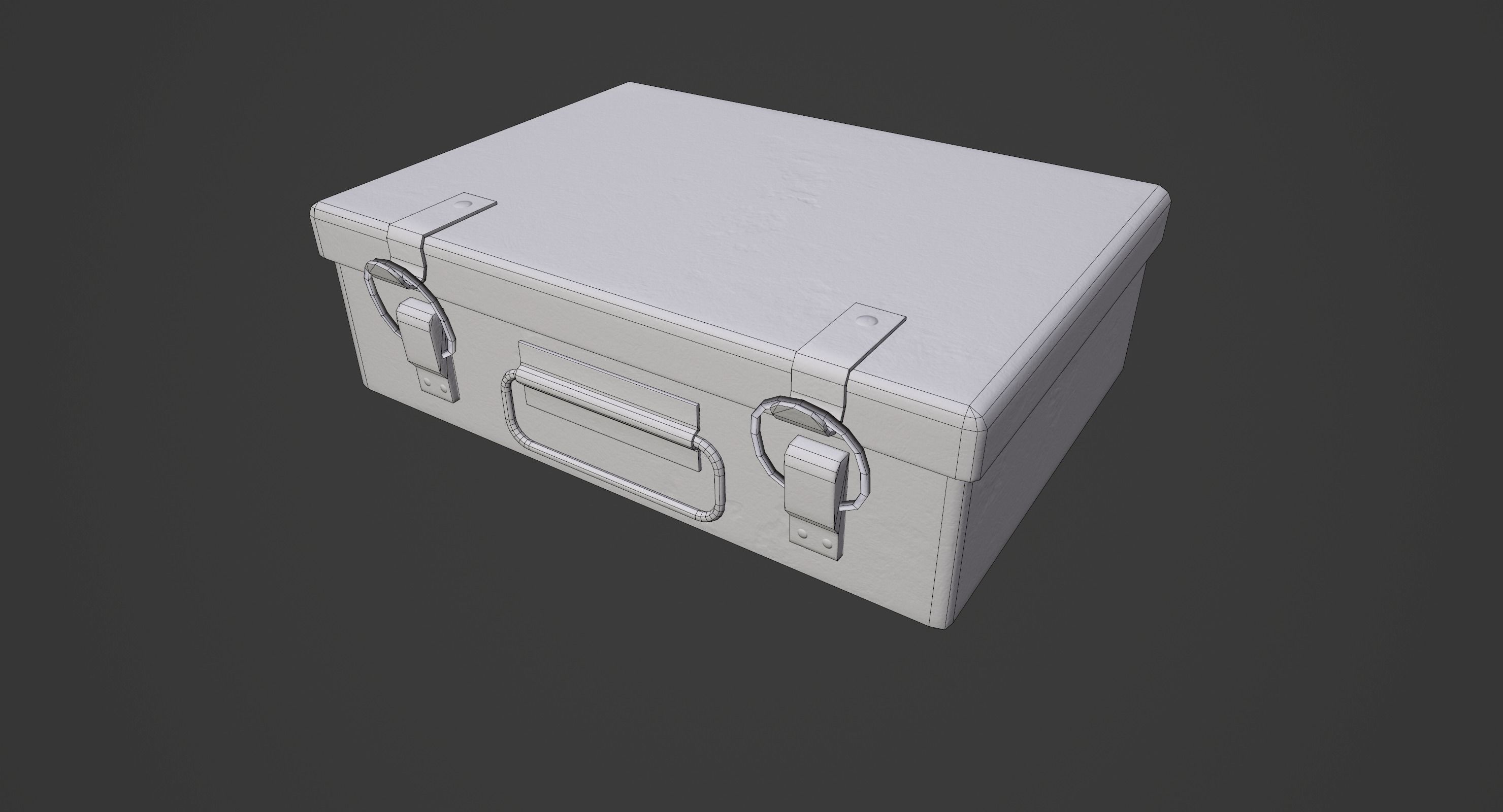 First Aid Kit Low-poly 3D model_12