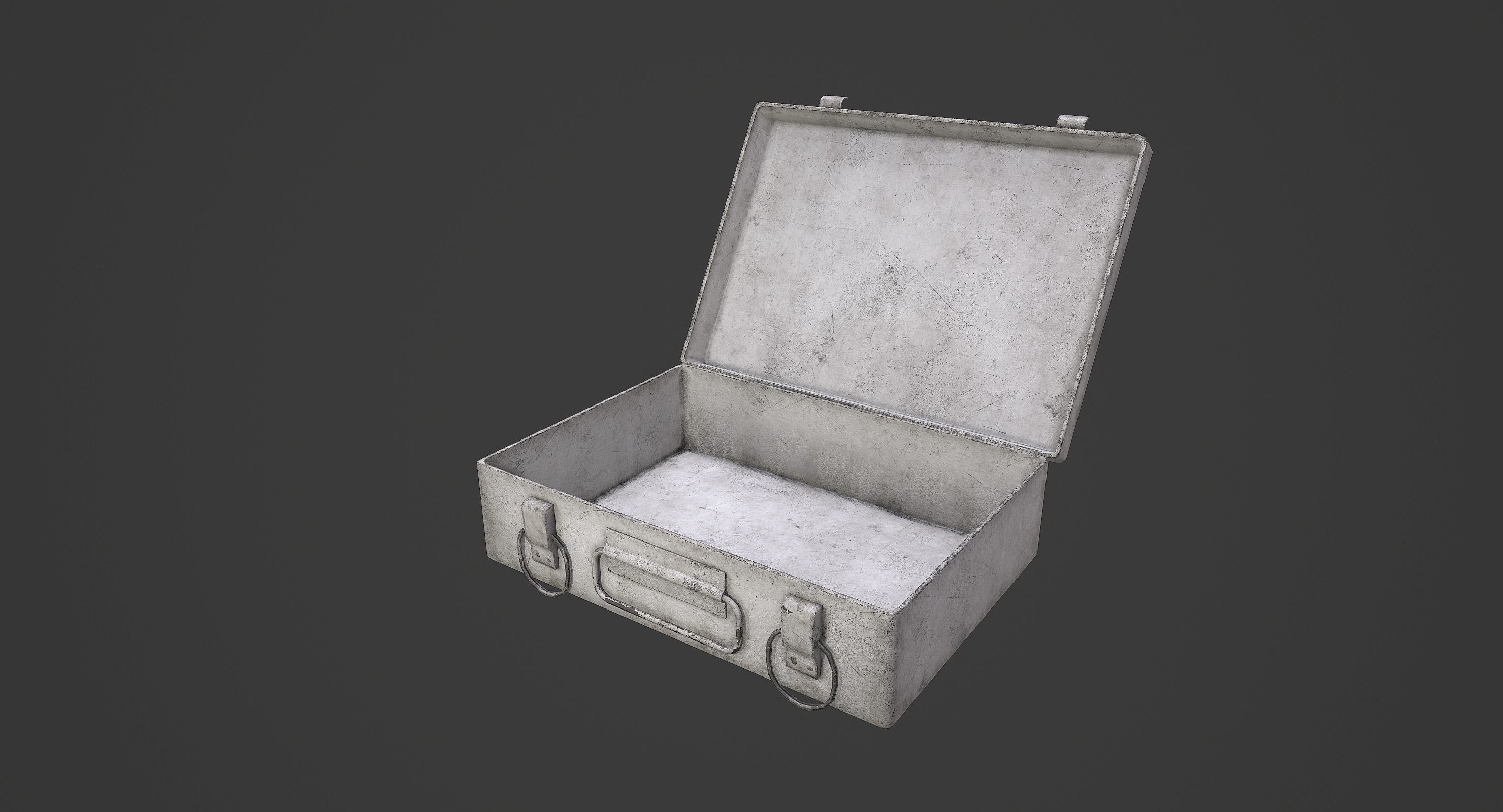 First Aid Kit Low-poly 3D model_10