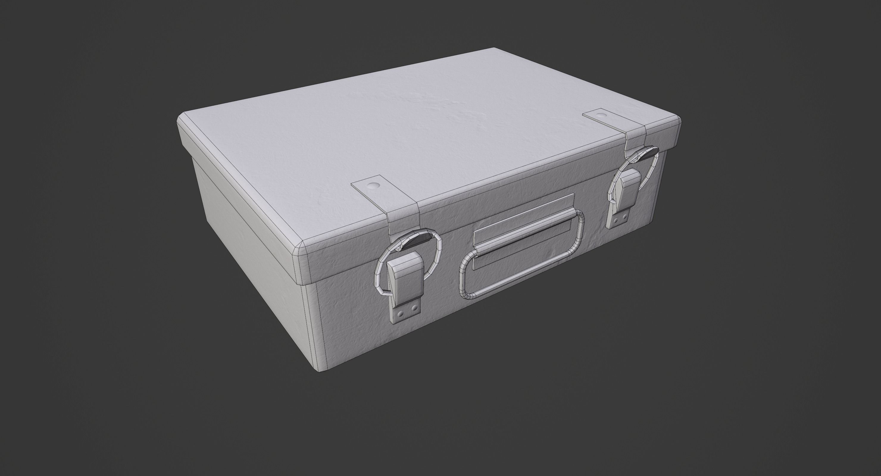 First Aid Kit Low-poly 3D model_11