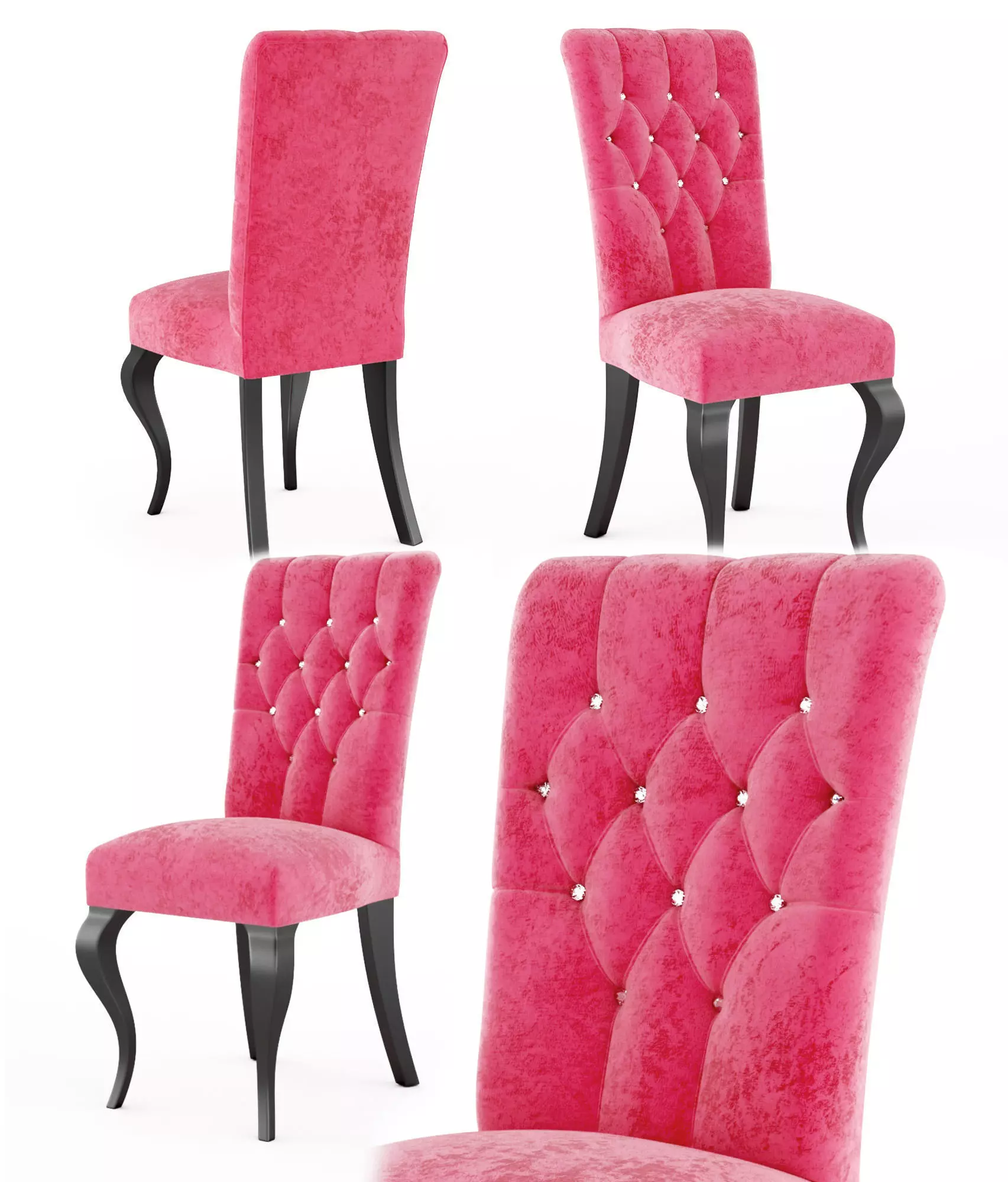 Chair Capitone 3D model