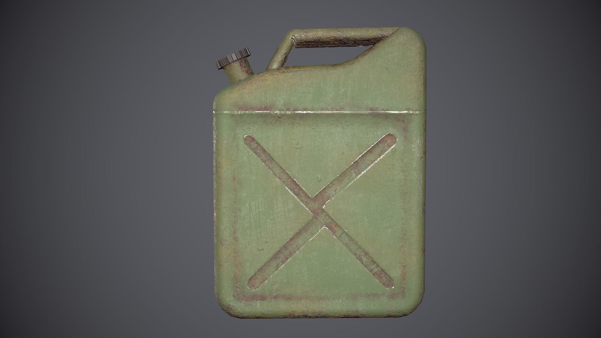 Barrels Oildrums Pack Low-poly 3D model_13