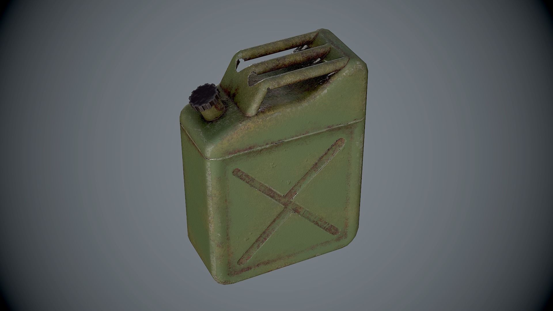 Barrels Oildrums Pack Low-poly 3D model_2