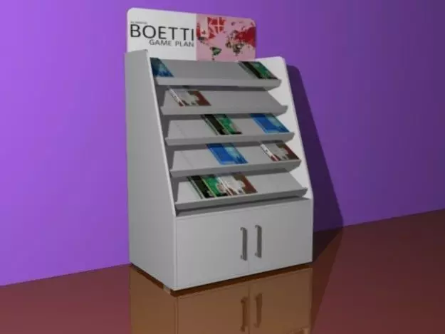 Books Rack 3D model | CGTrader