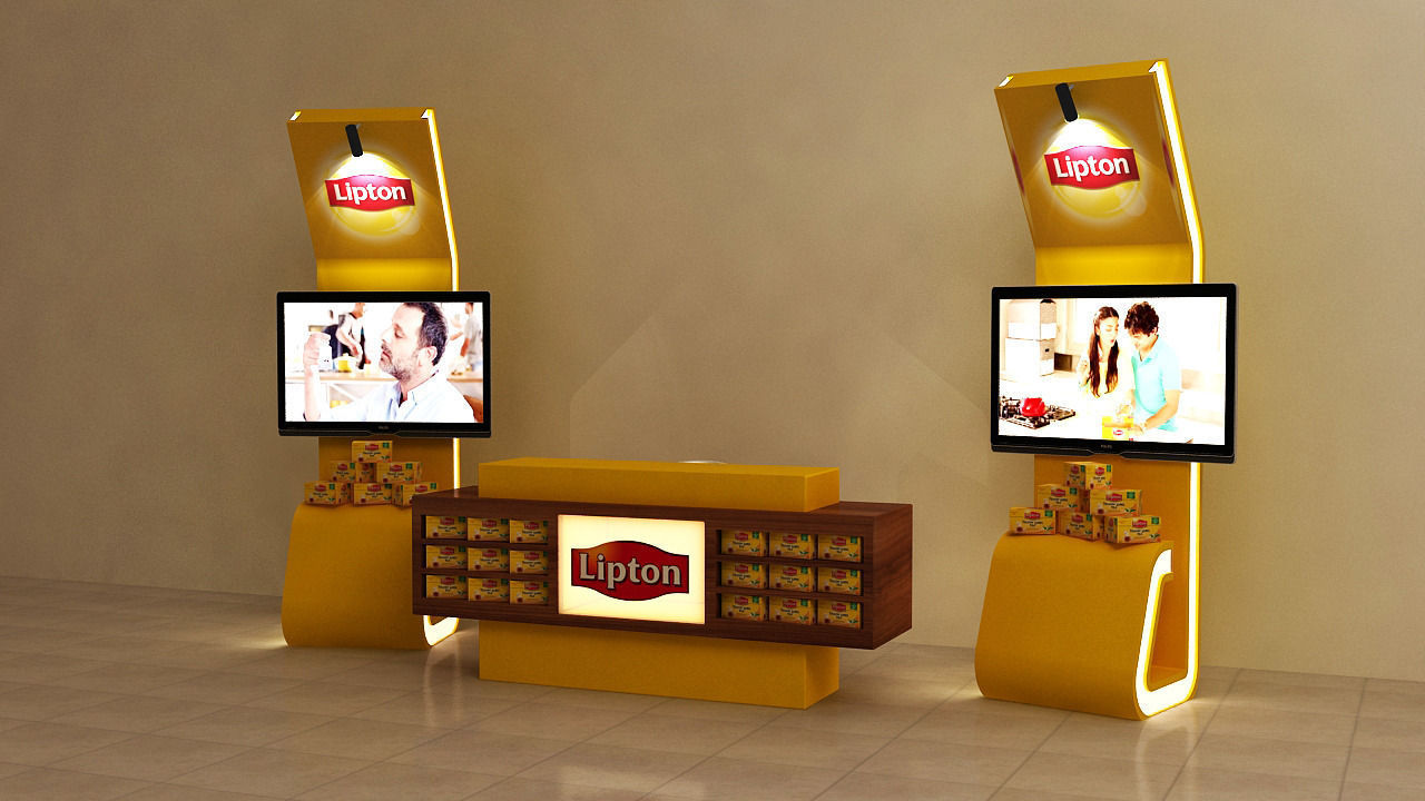 3D Display Stand - Kiosk 3D model_1