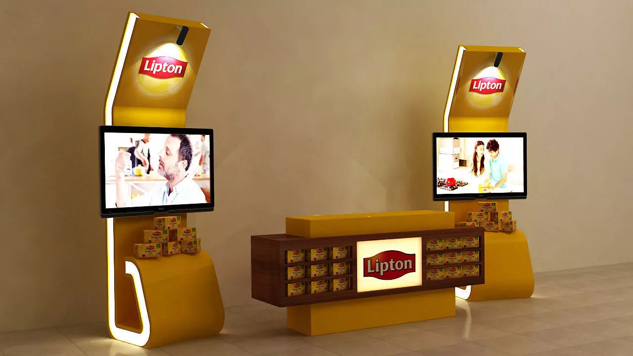 3D Display Stand - Kiosk 3D model_0