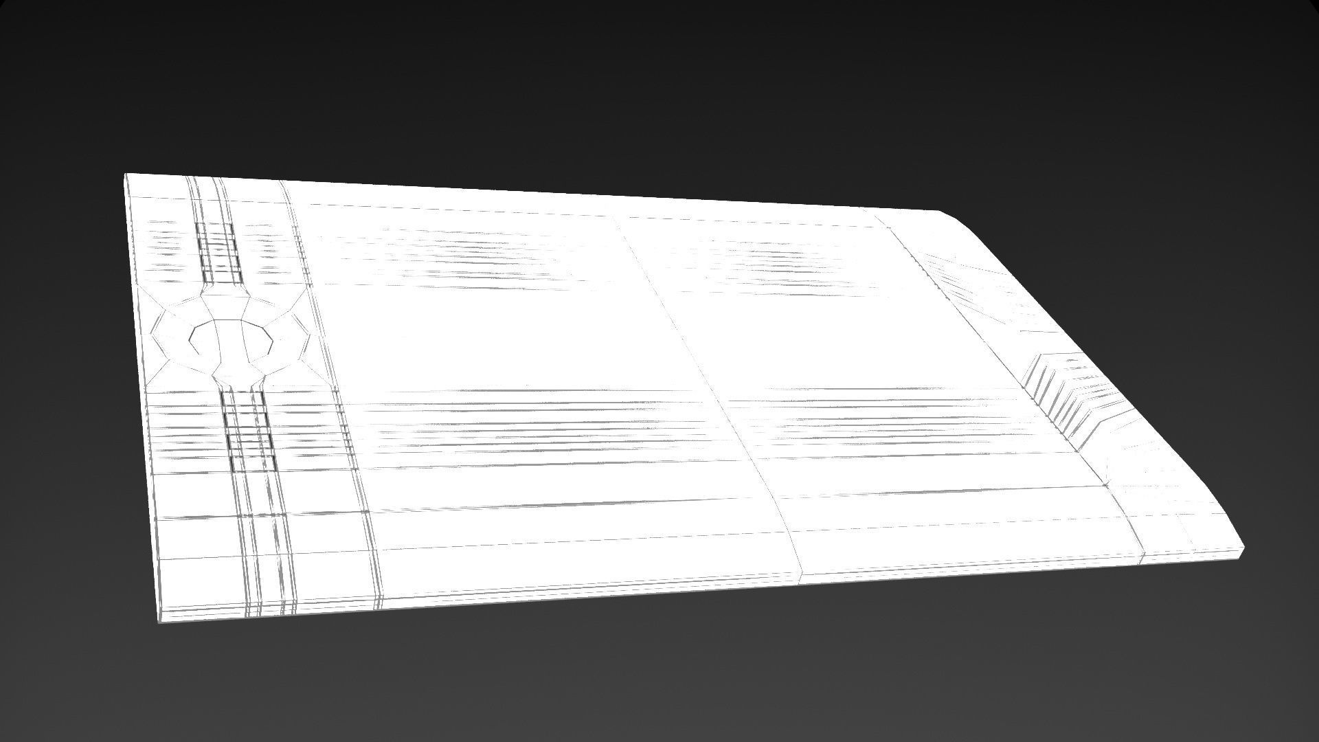 Wacom Intuos Tablet and Stylus 3D model_4