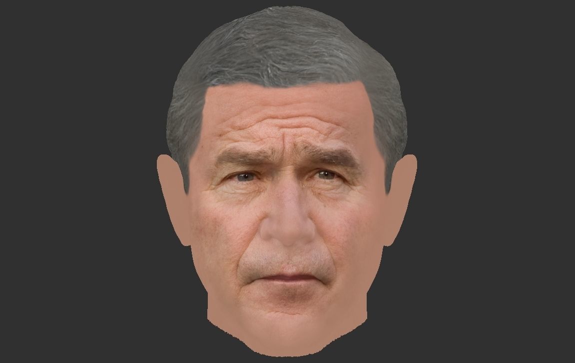 George W Bush 3D model_22