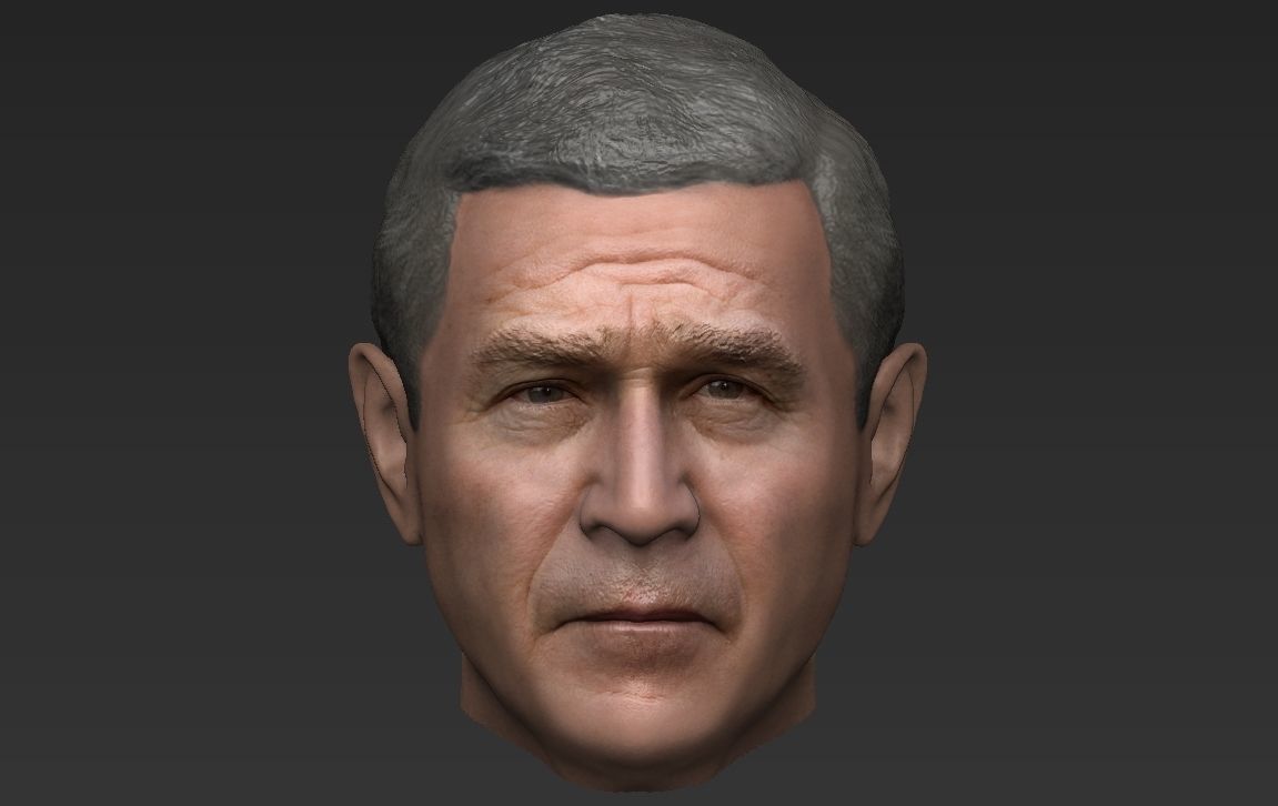 George W Bush 3D model_19