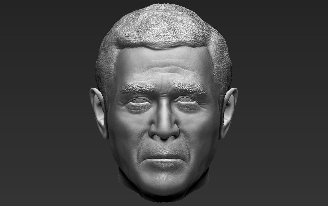 George W Bush 3D model_25