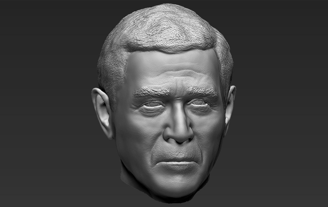 George W Bush 3D model_29