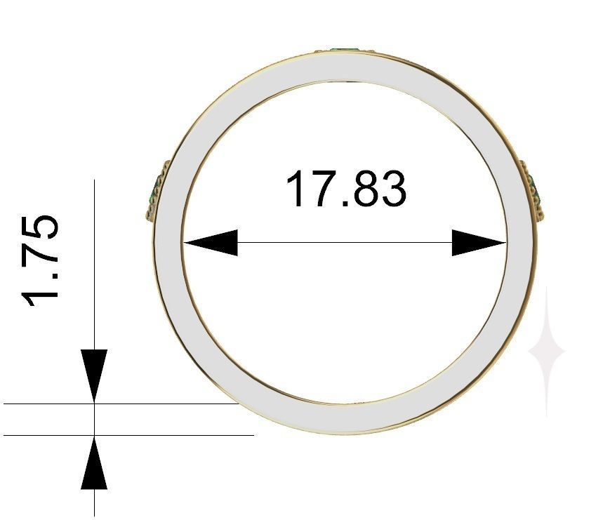 RING SNAKE MEDICINE GRADUATION 3D PRINTABLE 3D print model_3