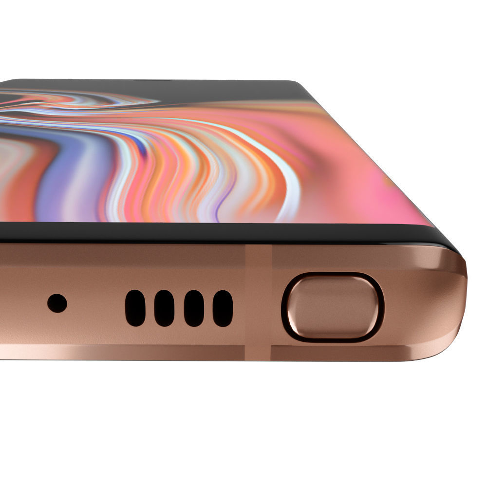 Samsung GALAXY Note 9 Metallic Copper 3D model_3