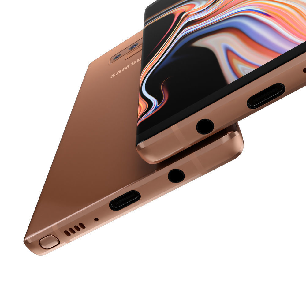Samsung GALAXY Note 9 Metallic Copper 3D model_6