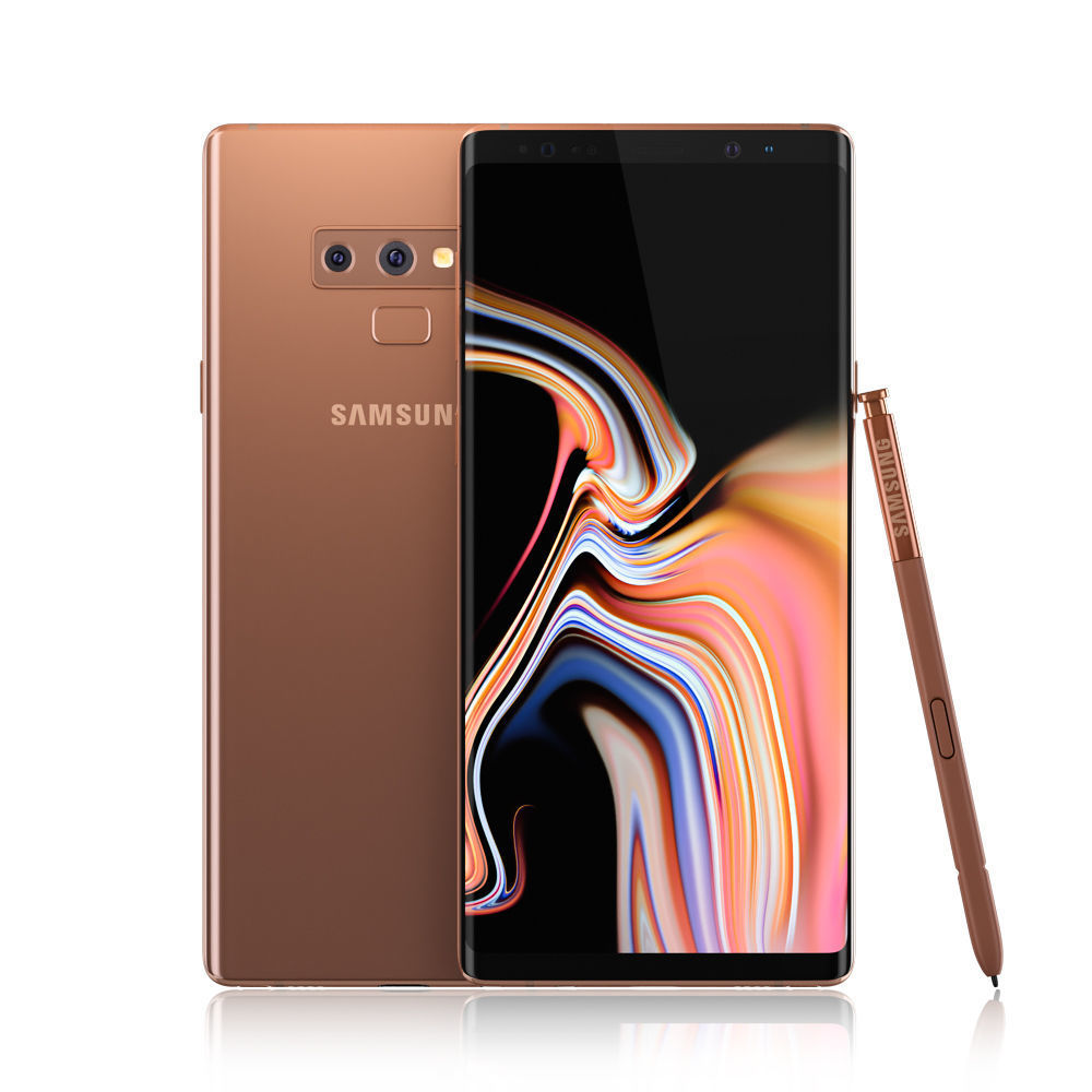 Samsung GALAXY Note 9 Metallic Copper 3D model_1