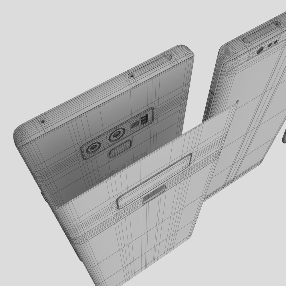 Samsung GALAXY Note 9 Metallic Copper 3D model_12