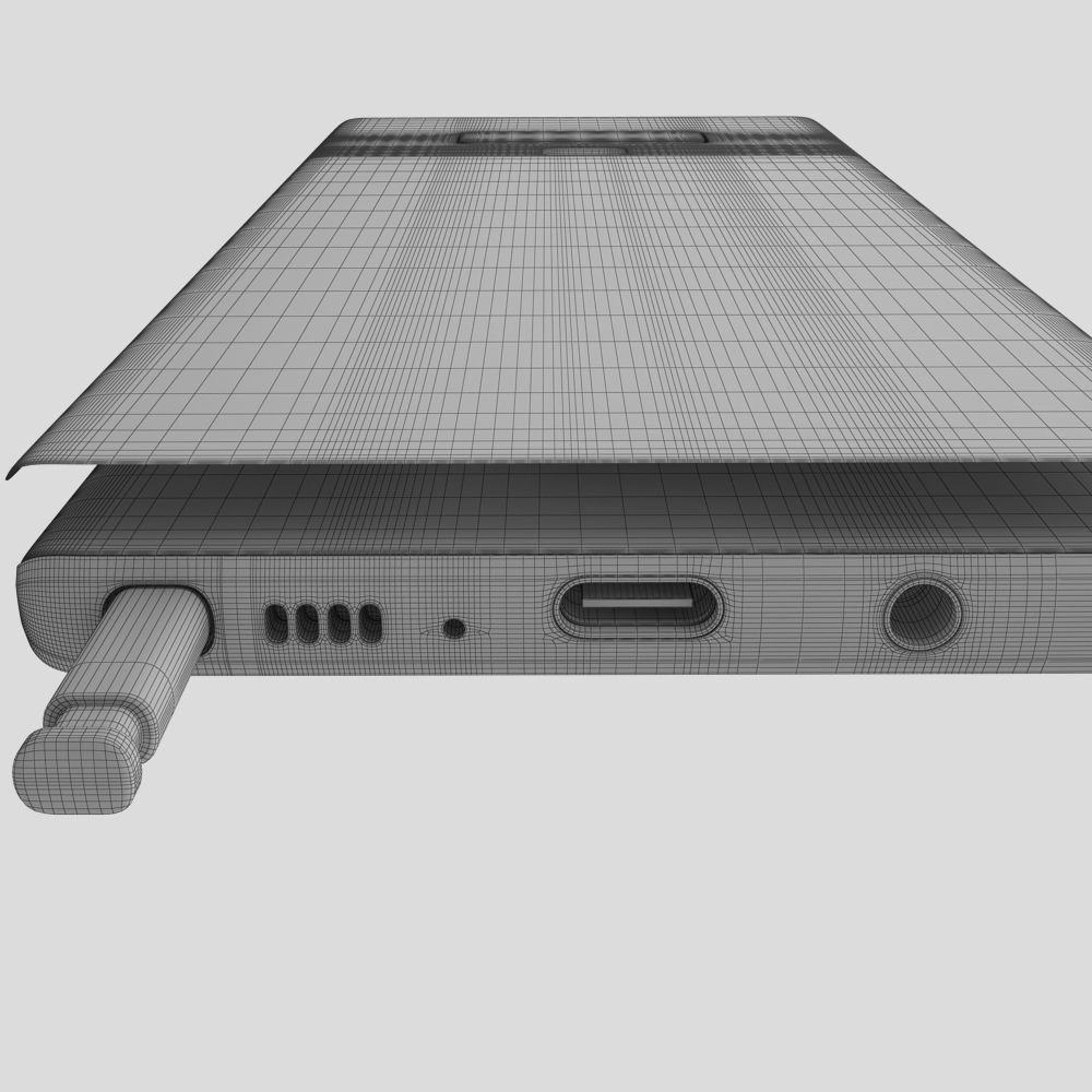 Samsung GALAXY Note 9 Metallic Copper 3D model_15