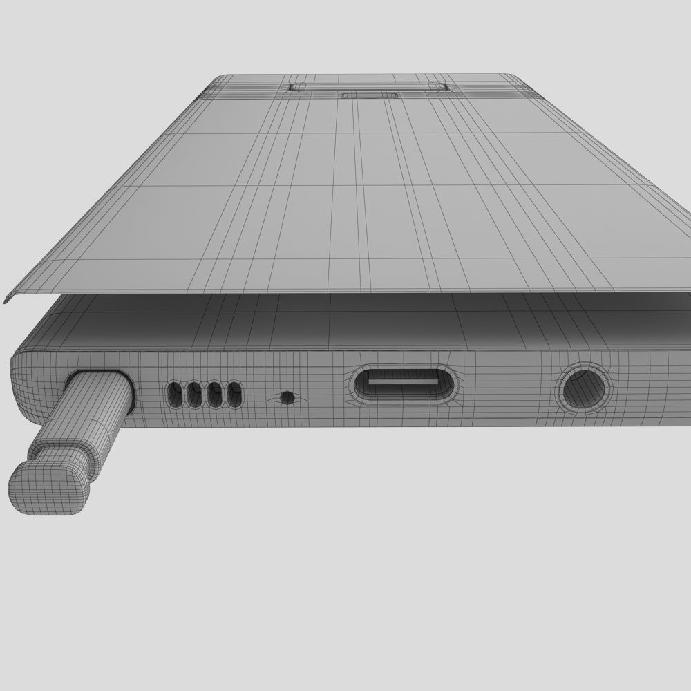 Samsung GALAXY Note 9 Metallic Copper 3D model_13