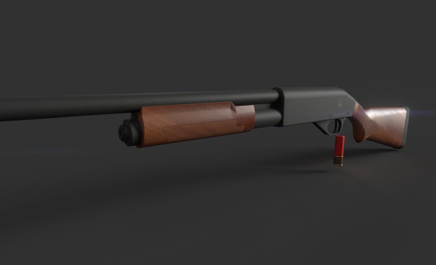 Shotgun Pack - Customization Collection Low-poly 3D model_34