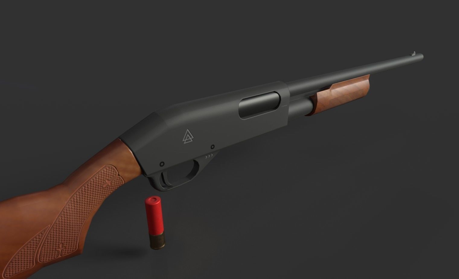 Shotgun Pack - Customization Collection Low-poly 3D model_6