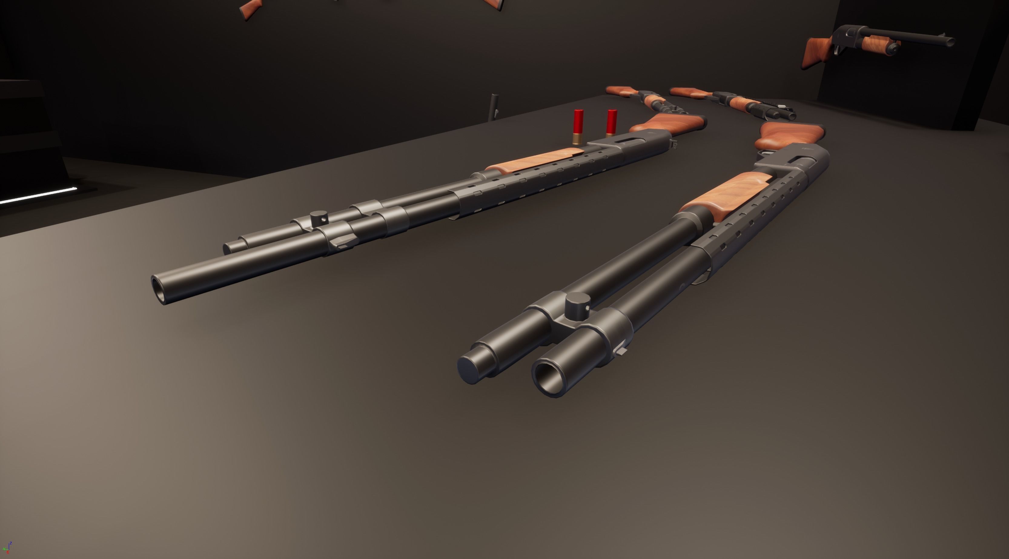 Shotgun Pack - Customization Collection Low-poly 3D model_54