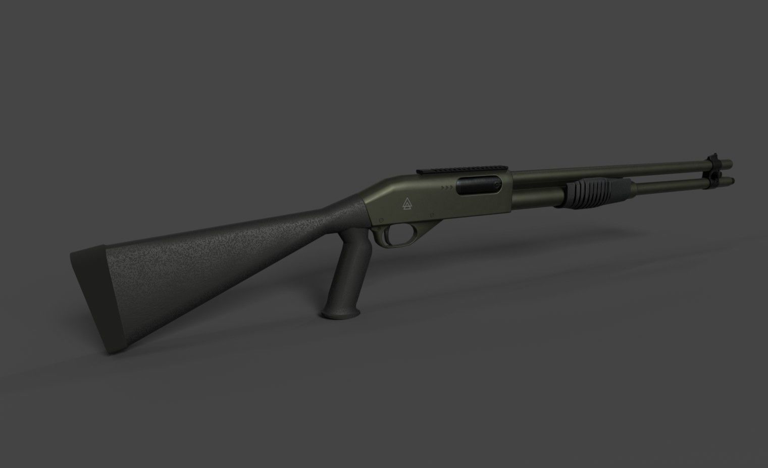 Shotgun Pack - Customization Collection Low-poly 3D model_8
