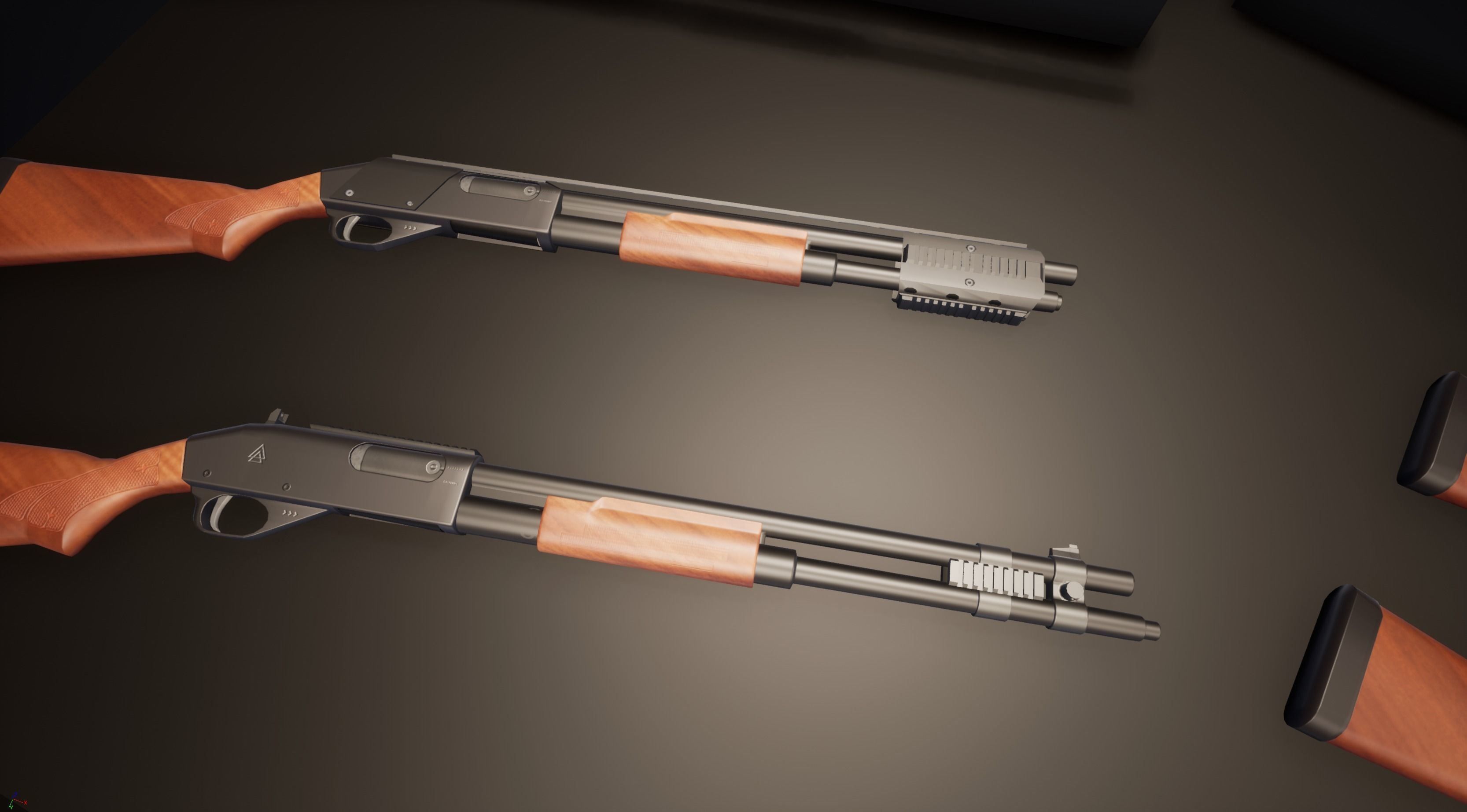 Shotgun Pack - Customization Collection Low-poly 3D model_50