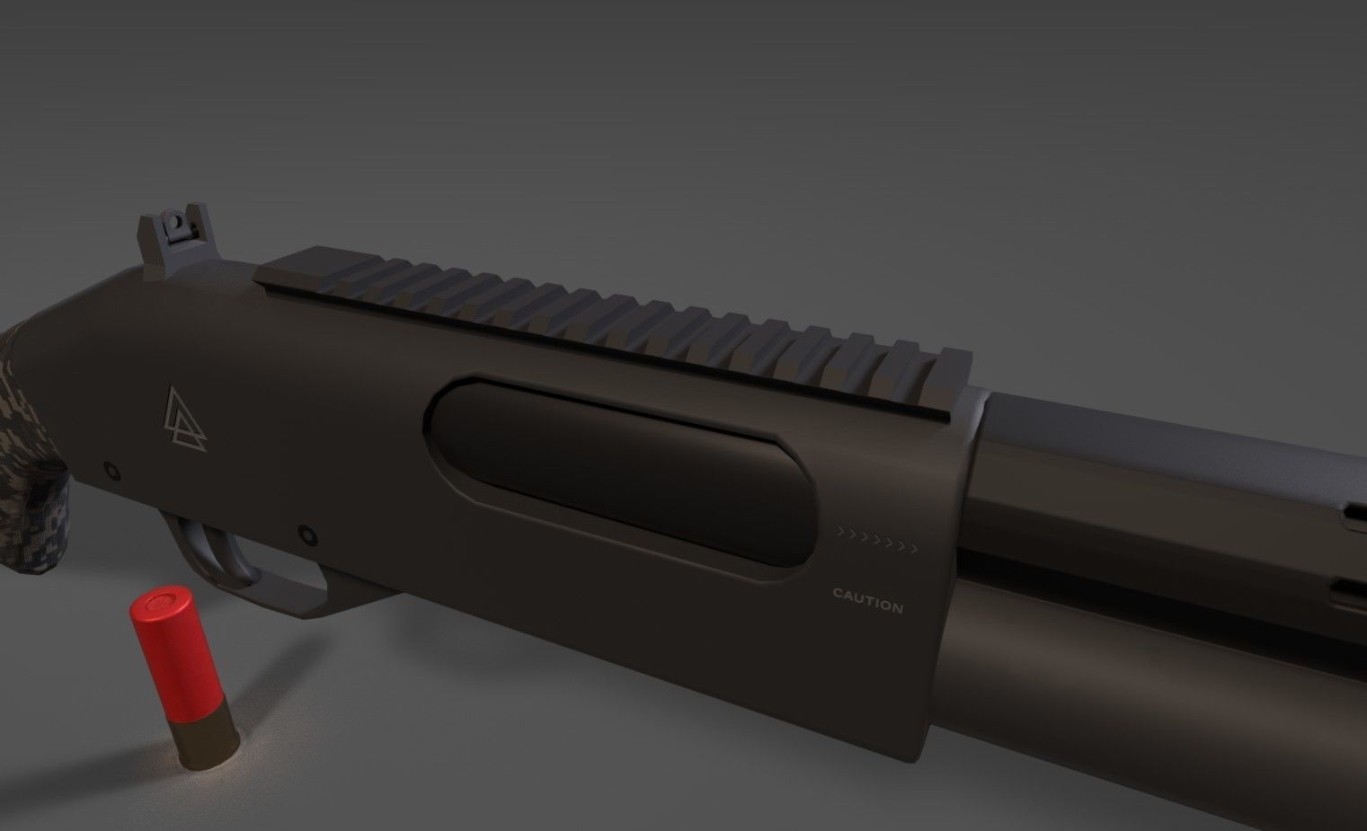 Shotgun Pack - Customization Collection Low-poly 3D model_42