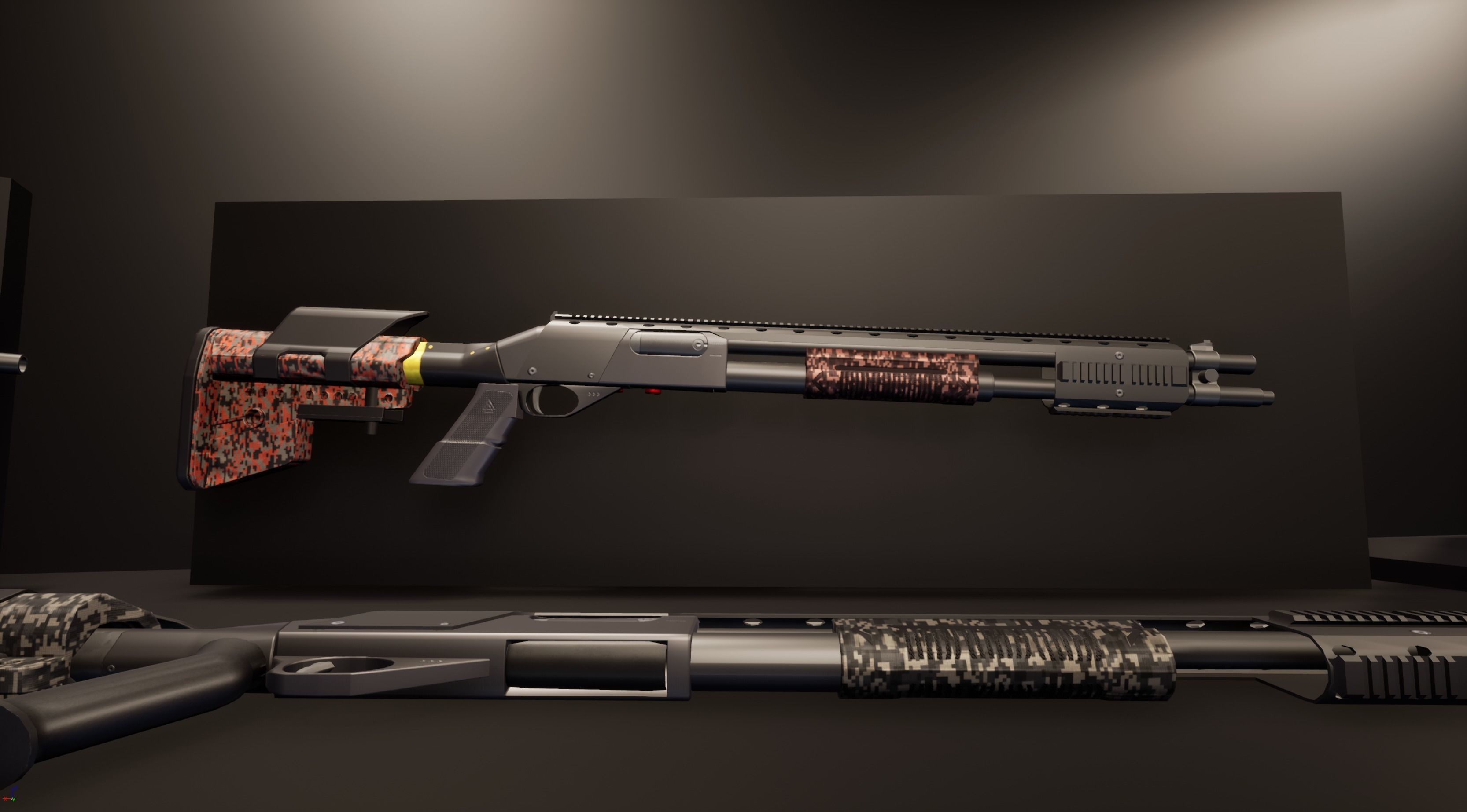 Shotgun Pack - Customization Collection Low-poly 3D model_57