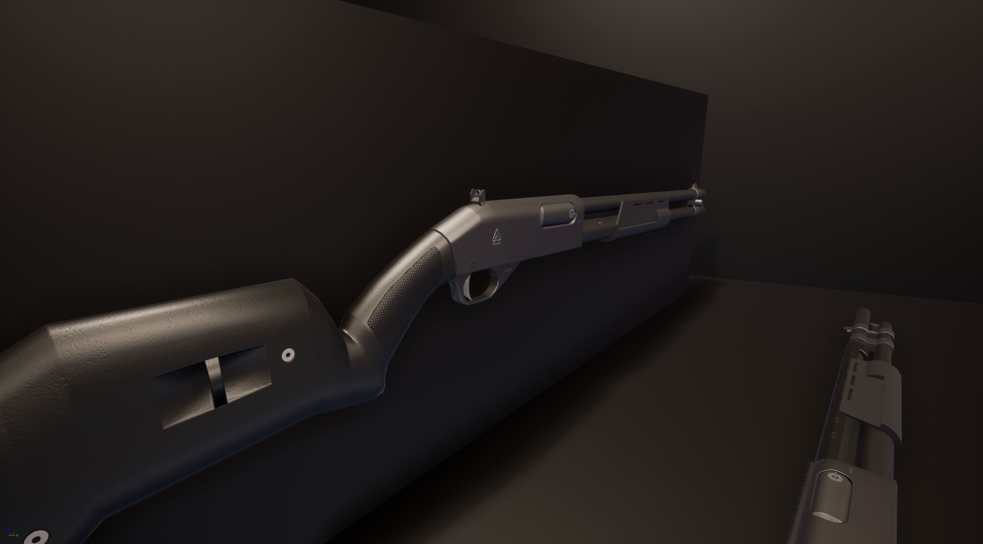 Shotgun Pack - Customization Collection Low-poly 3D model_46