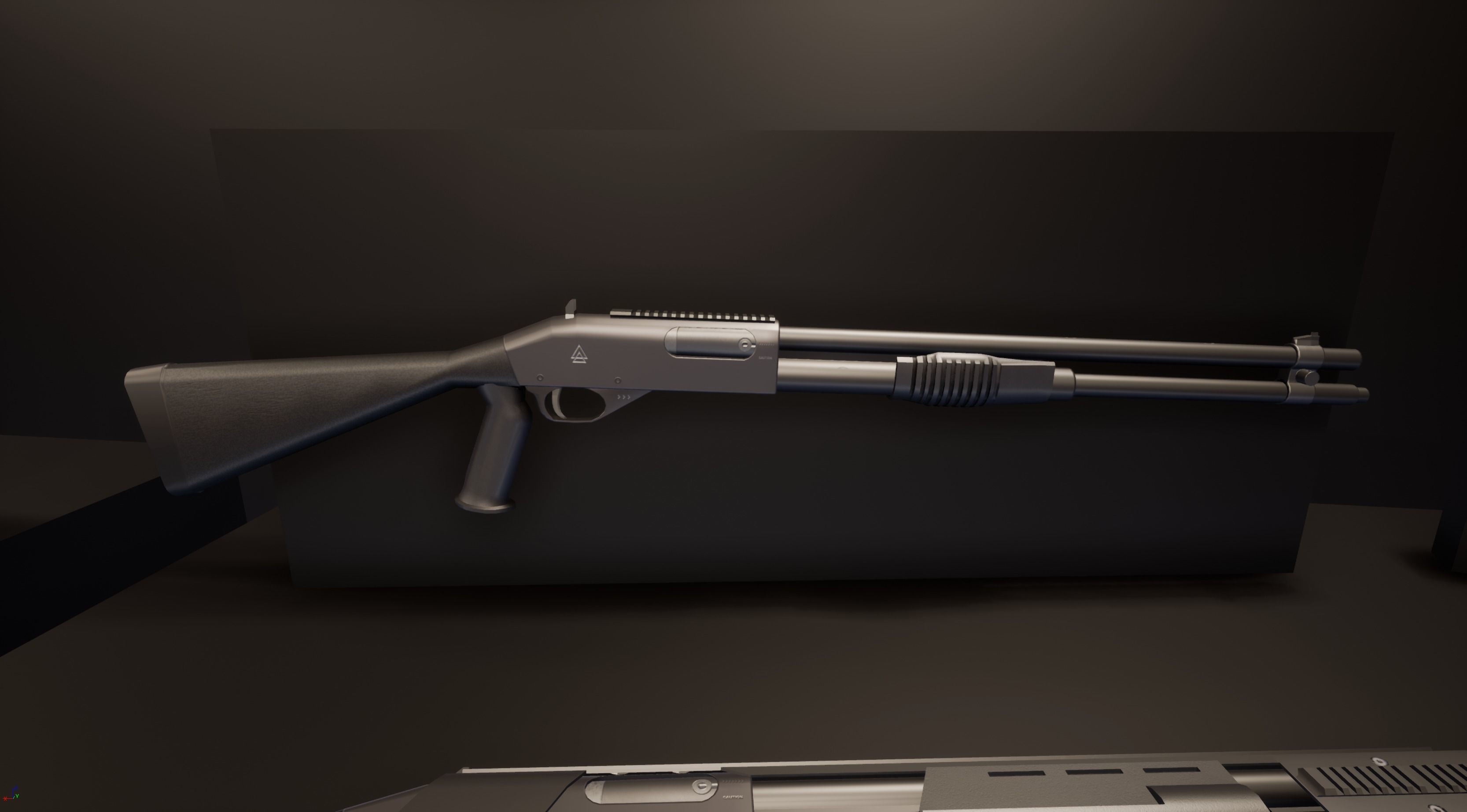 Shotgun Pack - Customization Collection Low-poly 3D model_53