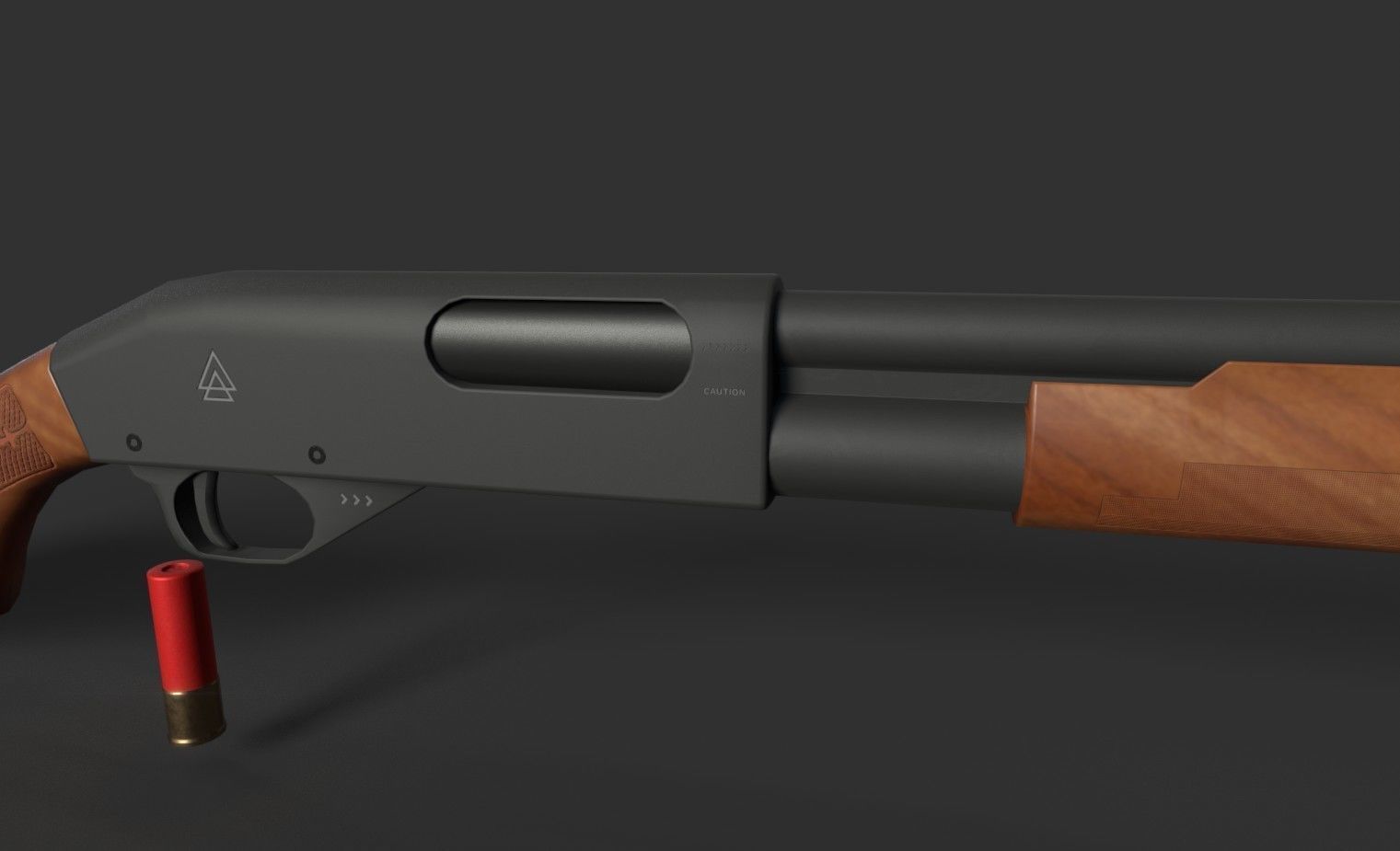 Shotgun Pack - Customization Collection Low-poly 3D model_35