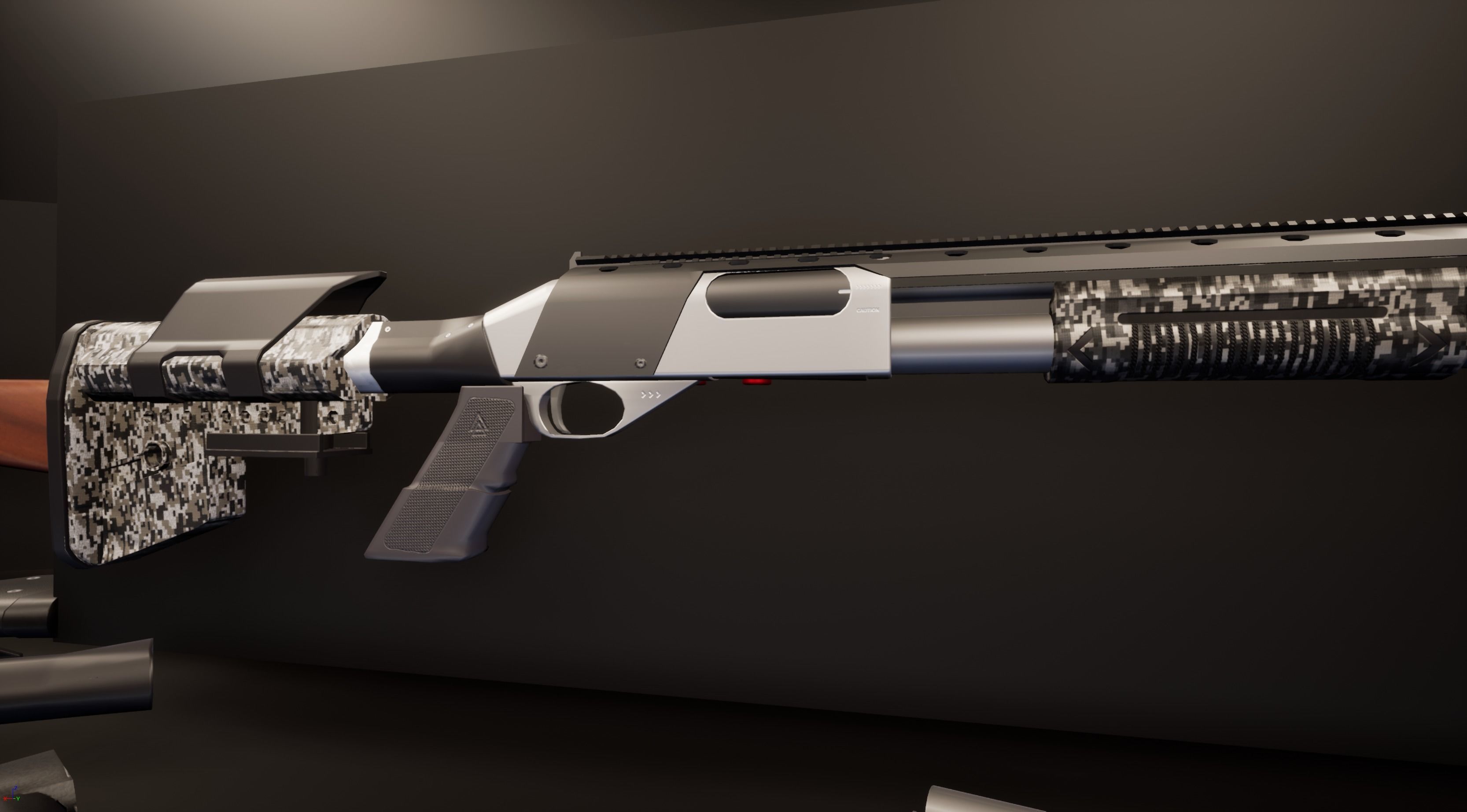 Shotgun Pack - Customization Collection Low-poly 3D model_59