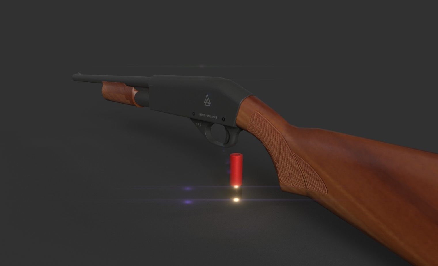 Shotgun Pack - Customization Collection Low-poly 3D model_36