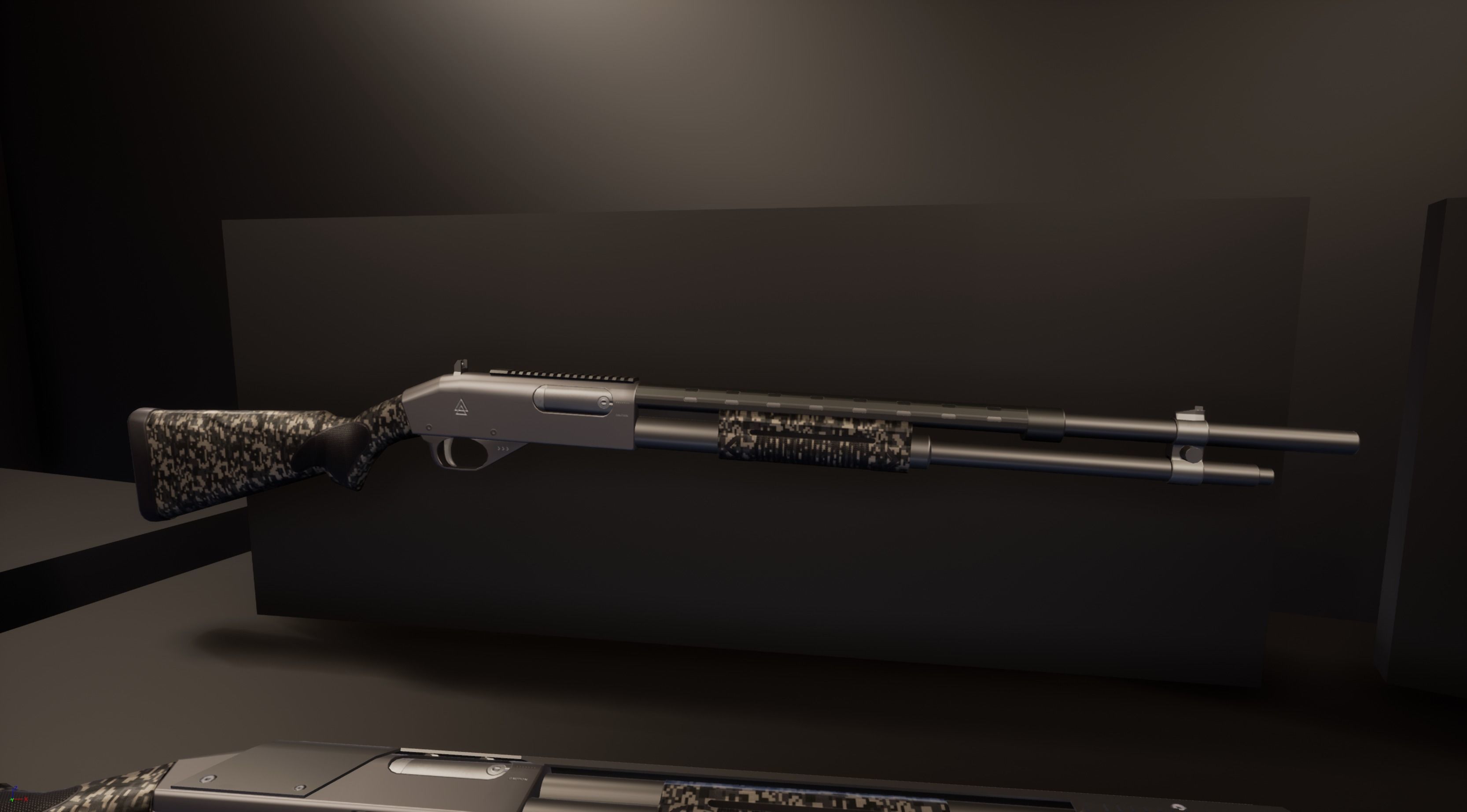 Shotgun Pack - Customization Collection Low-poly 3D model_44