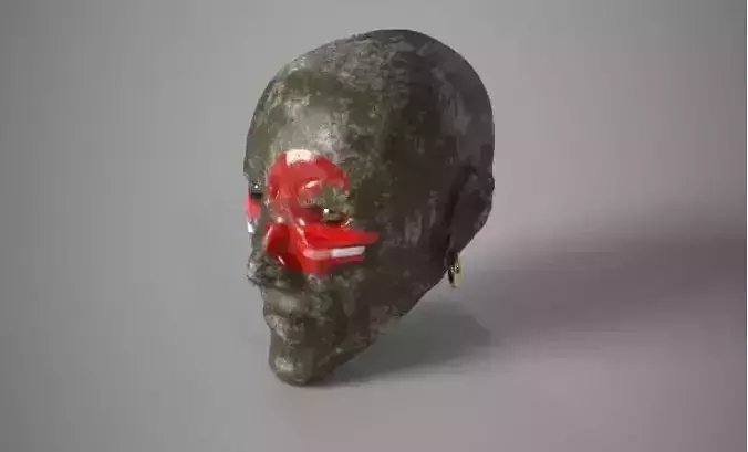Angry Warrior Head