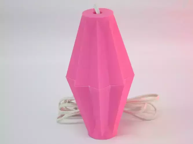 The Mika origami lamp 3D print model