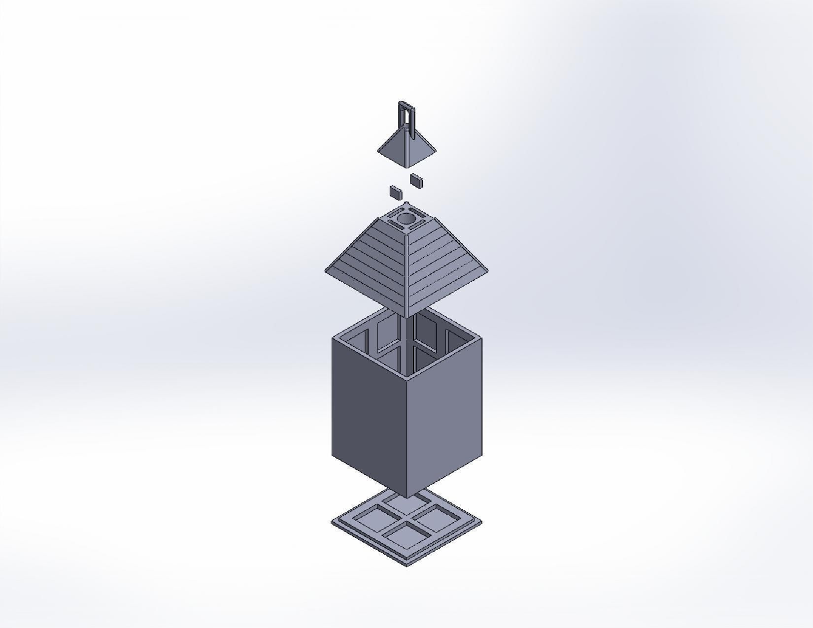 The Cassandra Lantern 3D print model_3