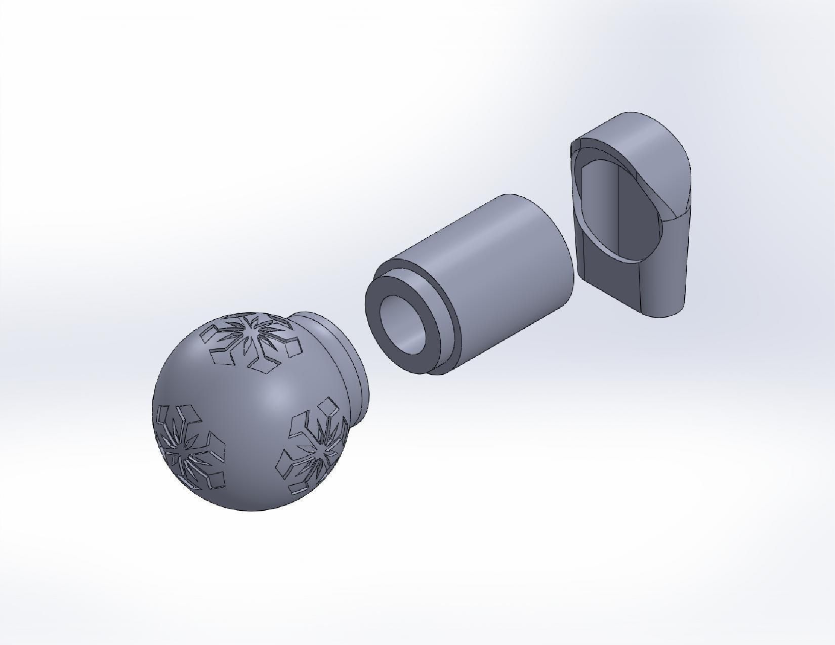 Snow Globe Night Light 3D print model_1